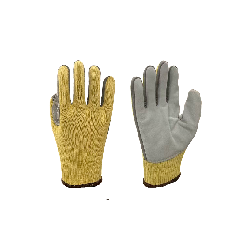 Aramid Handskar av nöthud med toppnärning i handflatan Aramid Handskar av nöthud med toppnärning i handflatan