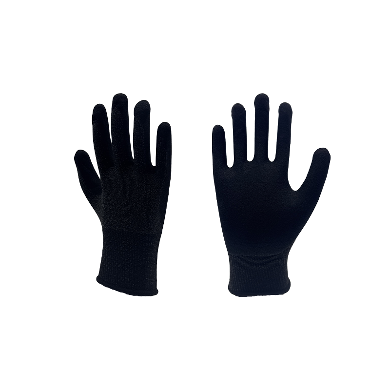 13-gauge Nano Polyester Spandex Nitril Frostade handskar