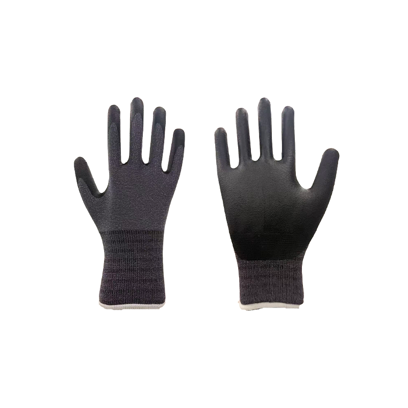 15-gauge nylon-spandex-doppade nitrilskumhandskar