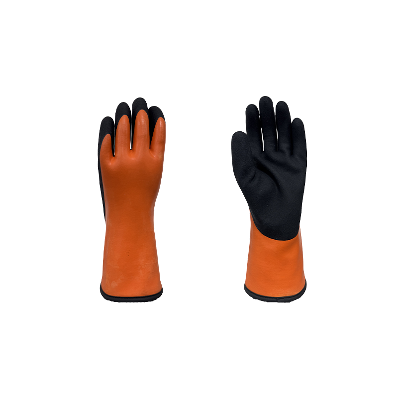 35 cm långa helt nedsänkta latexhandskar